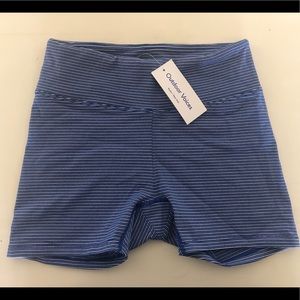 Outdoor Voices: Typed temp short- Royal & Ivory